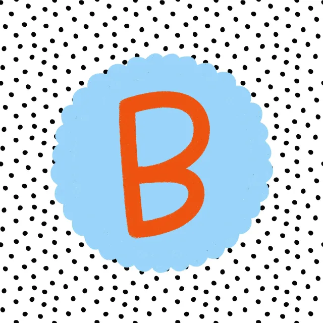 B