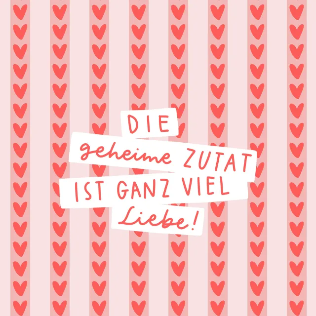 Geschirrtücher Die geheime Zutat ist...