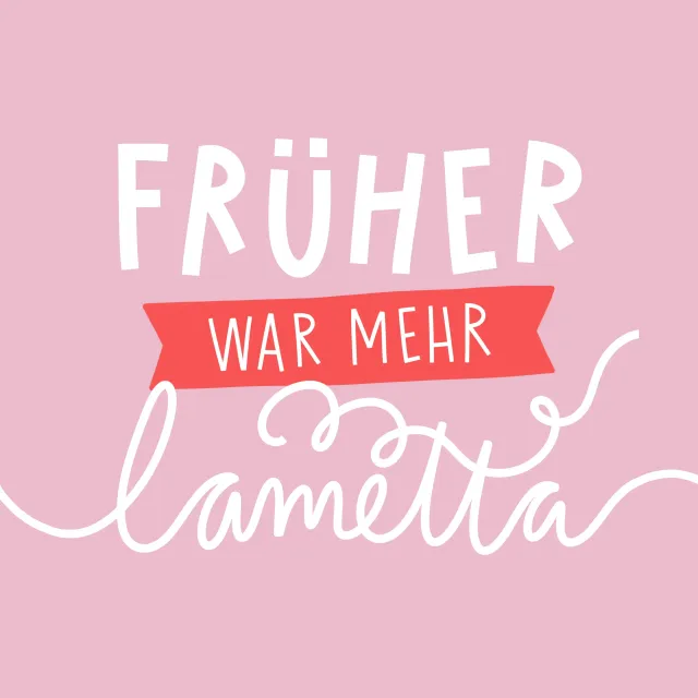 Servietten Früher war mehr Lametta