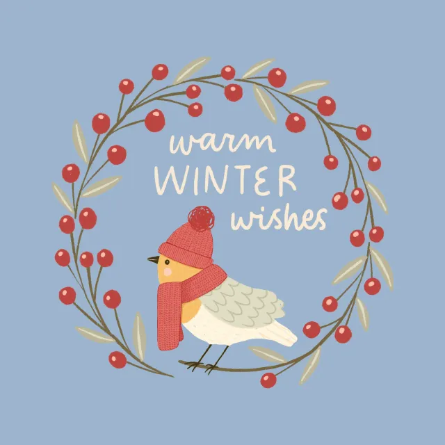 Kissen Warm Winter Wishes