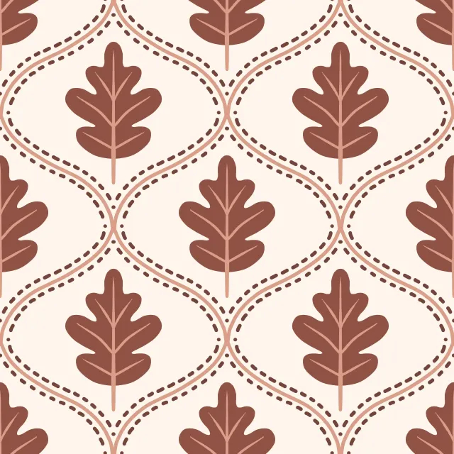 Tischläufer braunes Herbstblatt