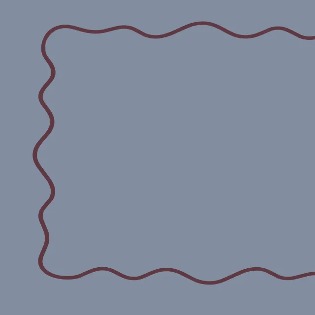 Tischset Blau Berry