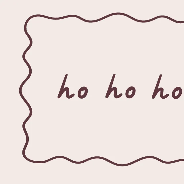 Moments Winter hohoho Rahmen
