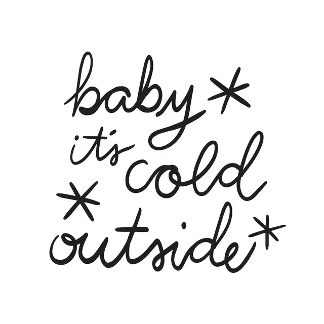 Servietten Baby it's cold 2