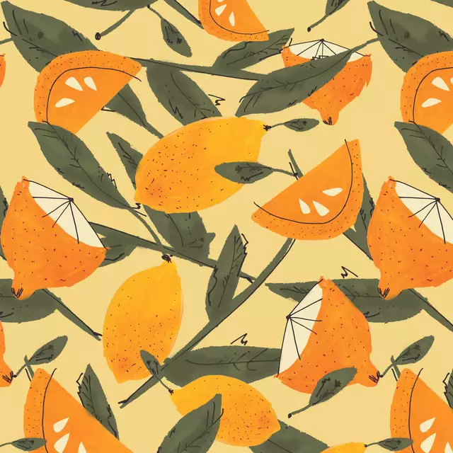 Kissen Orange zoom