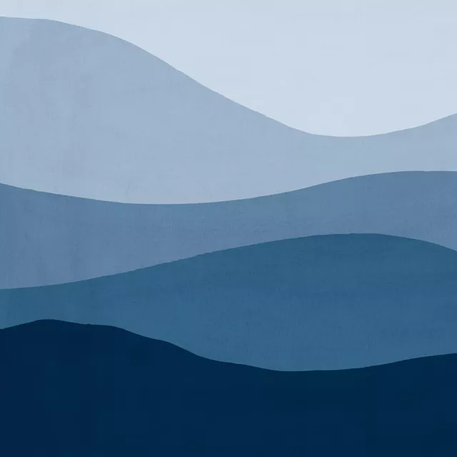 Tischläufer Blue Waves 1