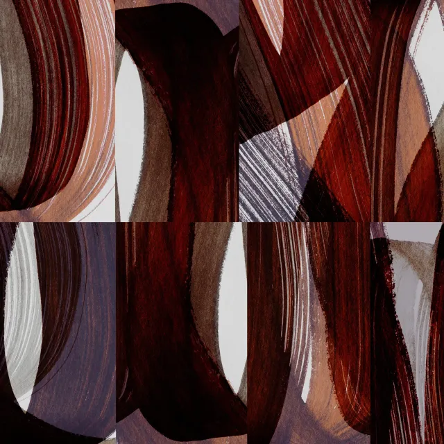 Sitzkissen Red Brushes