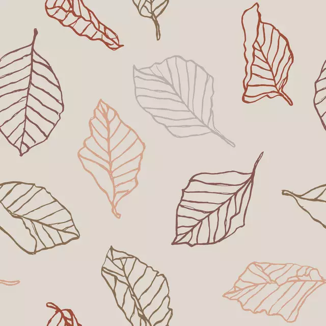 Sketched Autumn Leaves 2