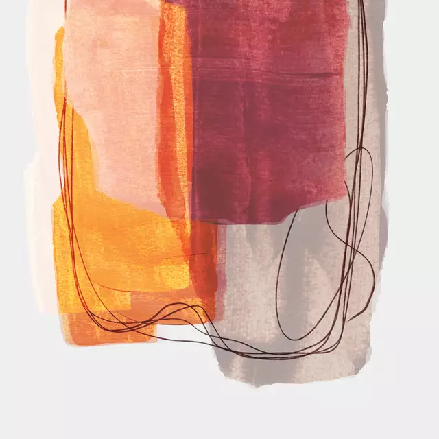 Kissen Abstract Brush Strokes 51