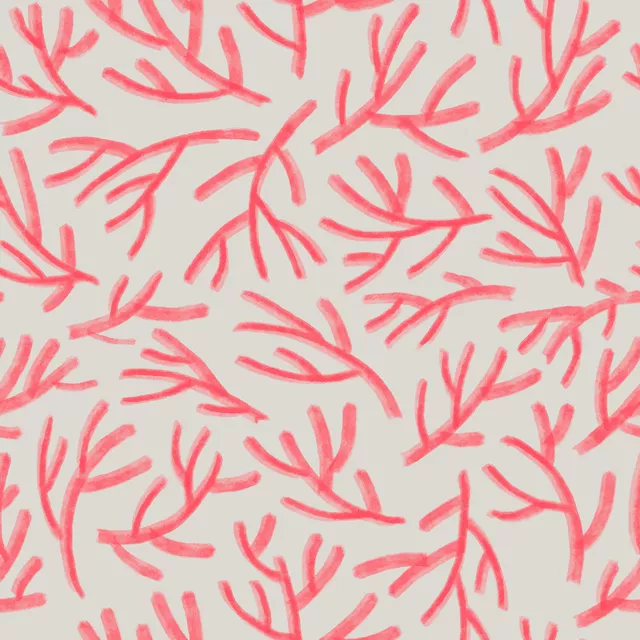 Vibrant Summer Korallen rot