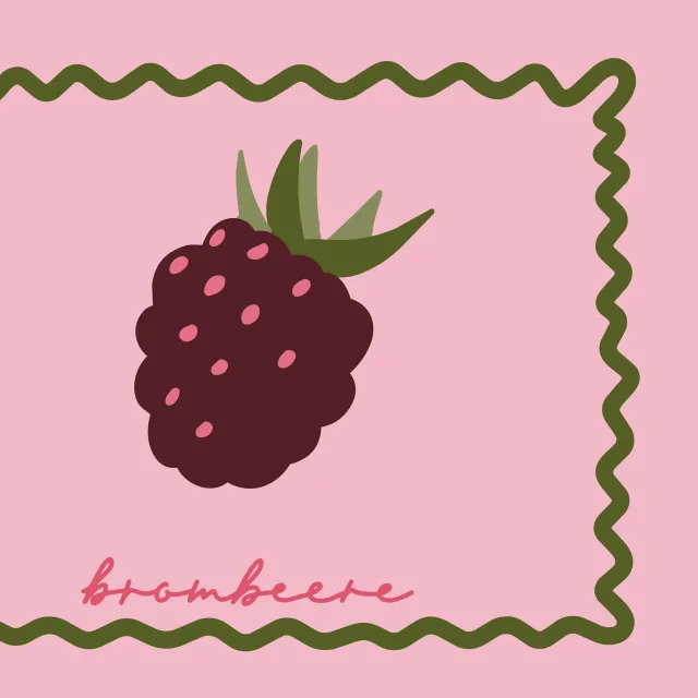 Tischset Autumn Berries Brombeere 2