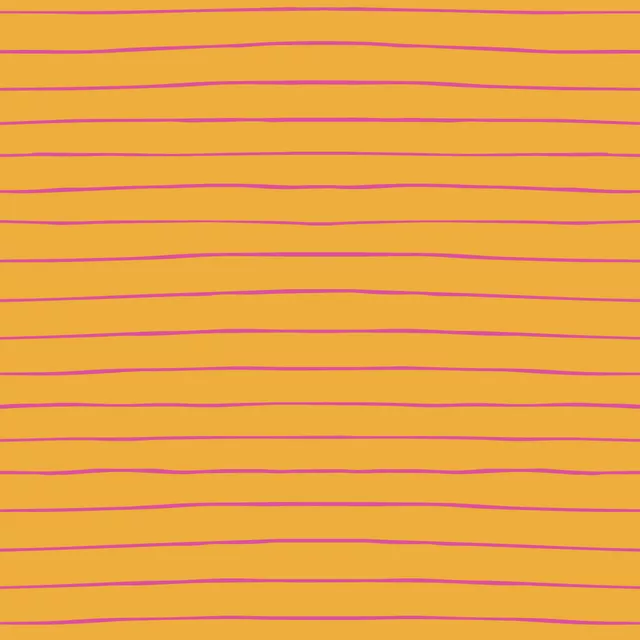 Kissen Mango feine Streifen gelb pink