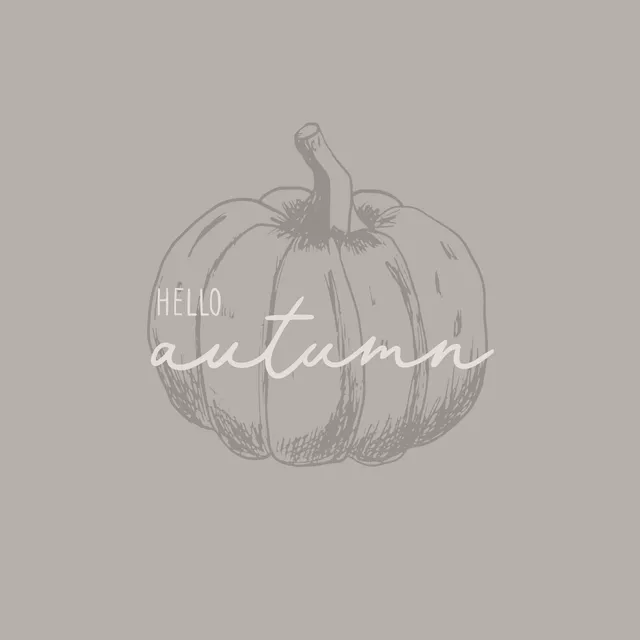 Tischset Hello Autumn Kürbis