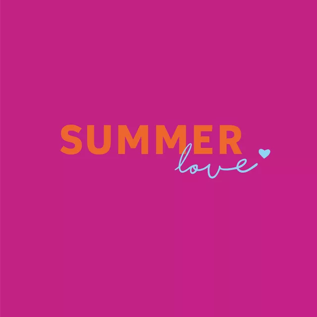 Kissen Summer love pink