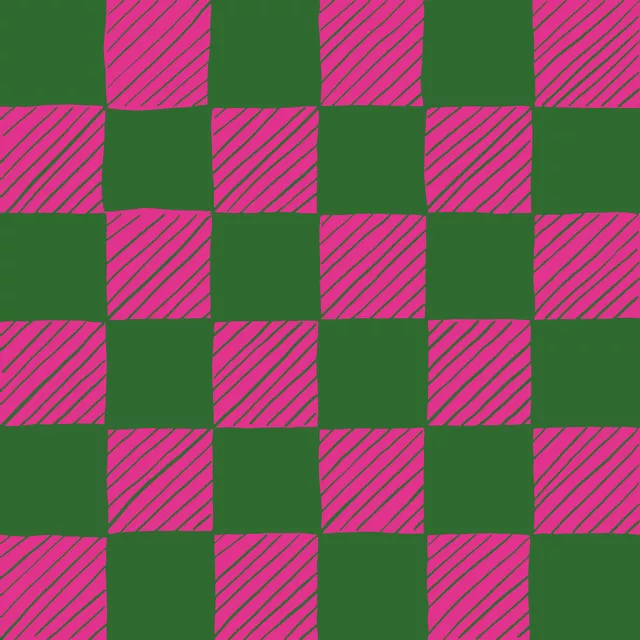 Karomuster grün pink