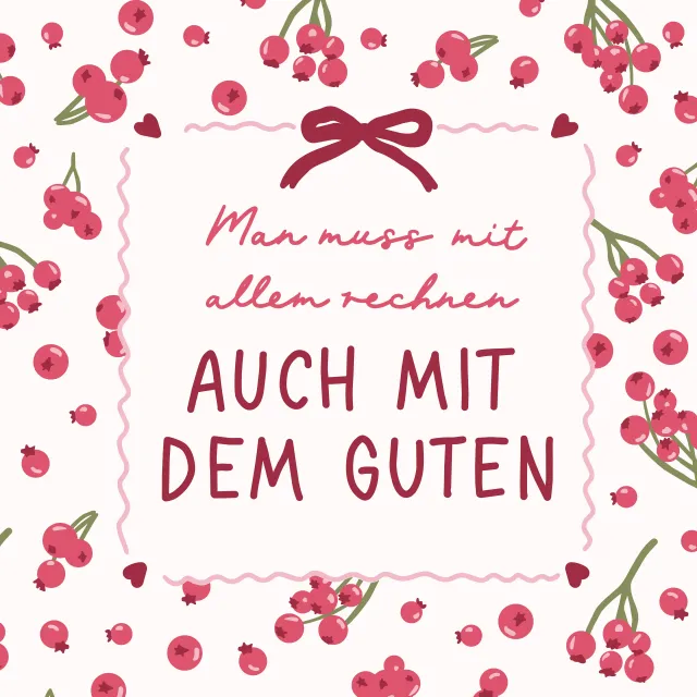 Kissen Autumn Berries Mit dem Guten