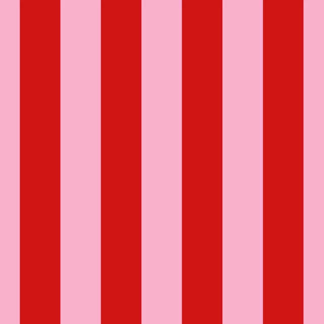 Kissen Streifen rot rosa