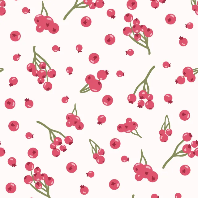 Tischdecke Autumn Berries Muster Beeren