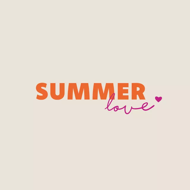 Tischset Summer love
