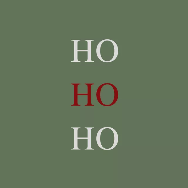 Tischset Cosy Christmas HO HO HO