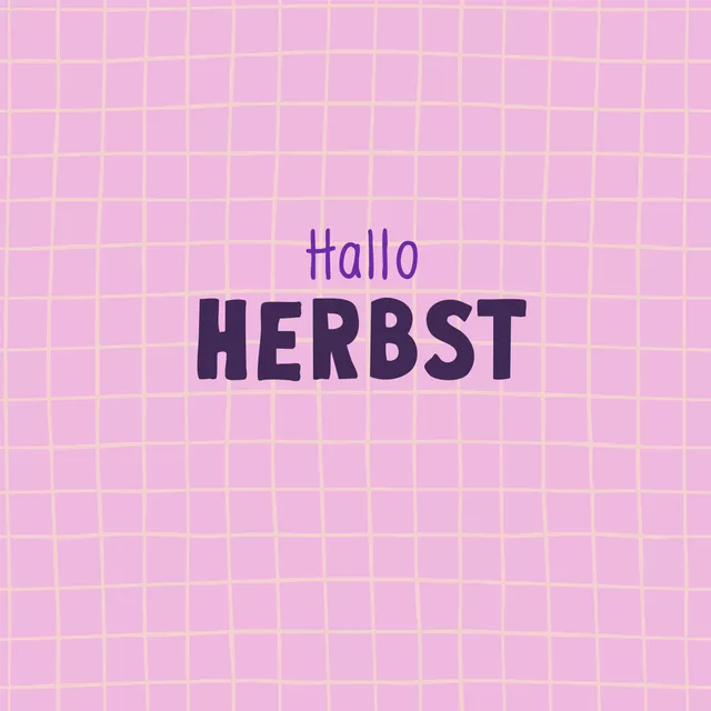 Kissen Herbstliebe Hallo Herbst Typo