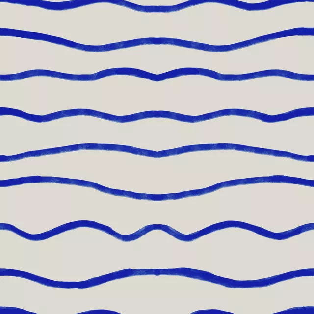 Vibrant Summer - Wellen blau