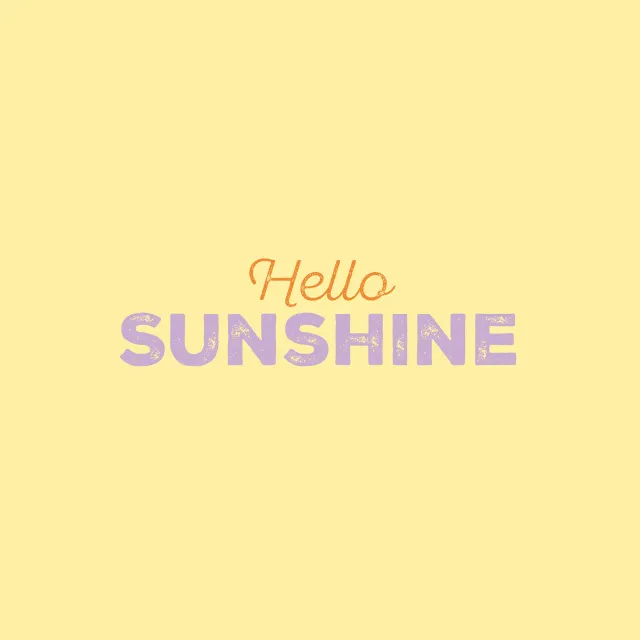 Kissen Hello Sunshine
