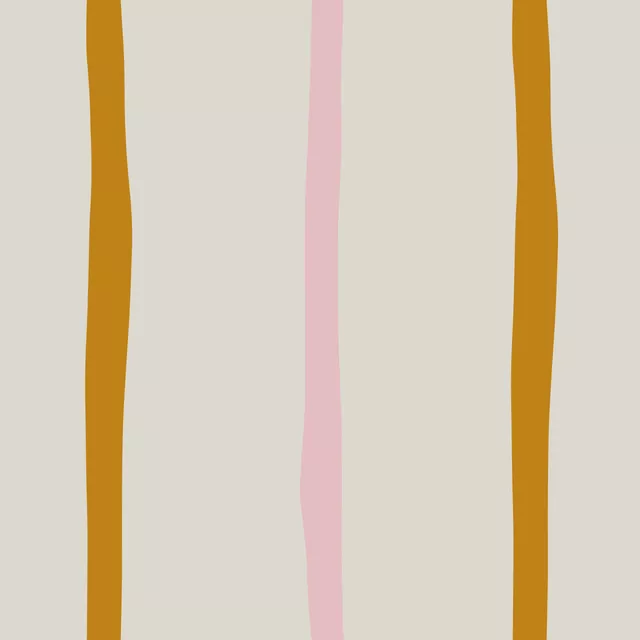 Streifen senfgelb beige rosa