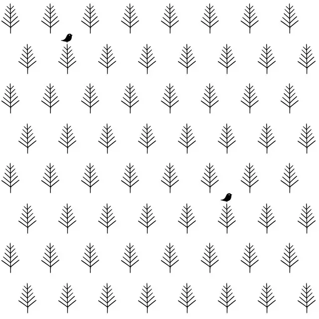 Kissen Tannenwald
