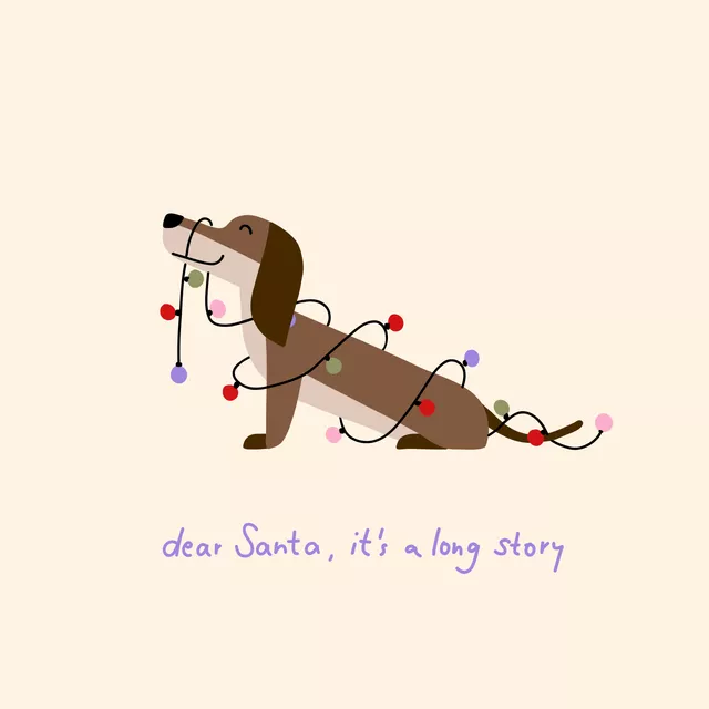 Kissen Merry Woofmas Dear Santa