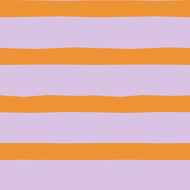 Kissen Streifen lila orange