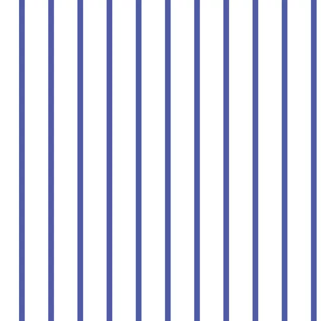 Bettwäsche Feine Streifen blau weiß