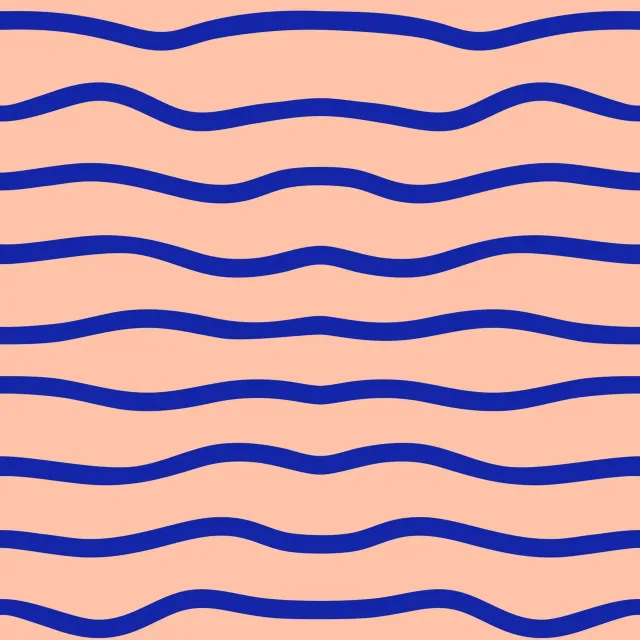 Coastal summer wellen blau
