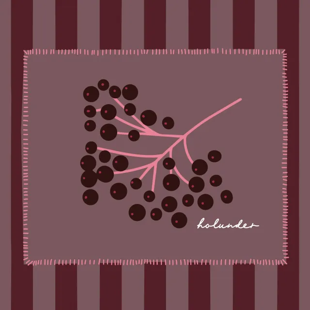 Tischset Autumn Berries Holunder