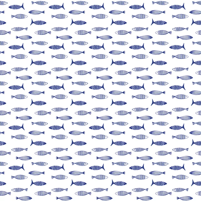 Bankauflage Muster Fische