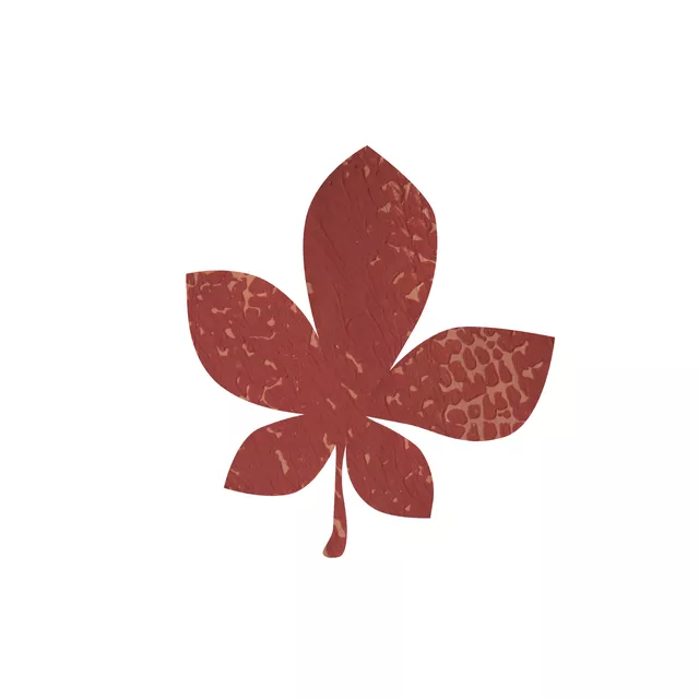 Sitzkissen Herbstblatt