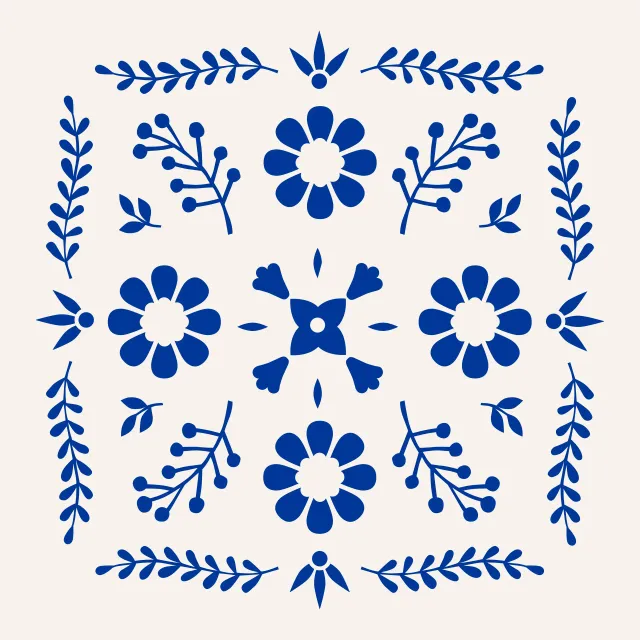 Kissen Muster Folkart II