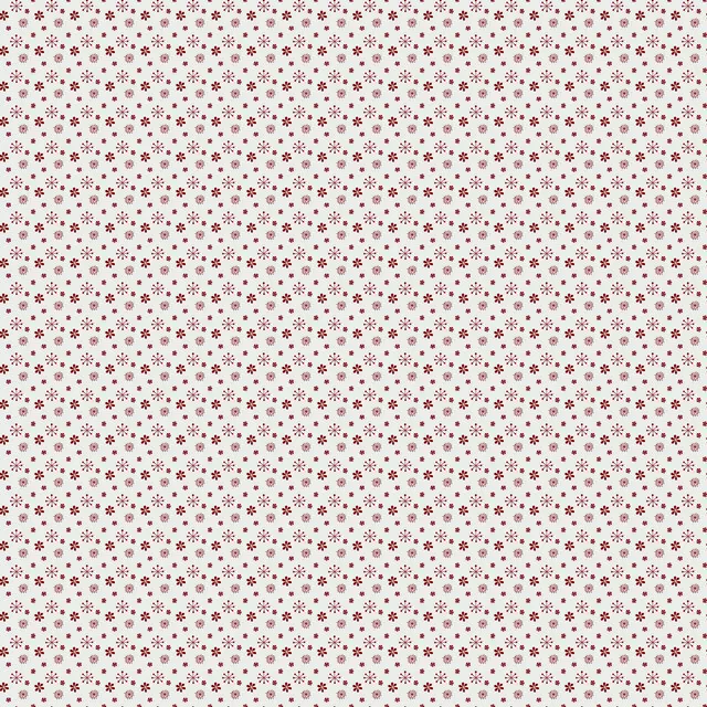 Schneeflocken und Blüten Rot