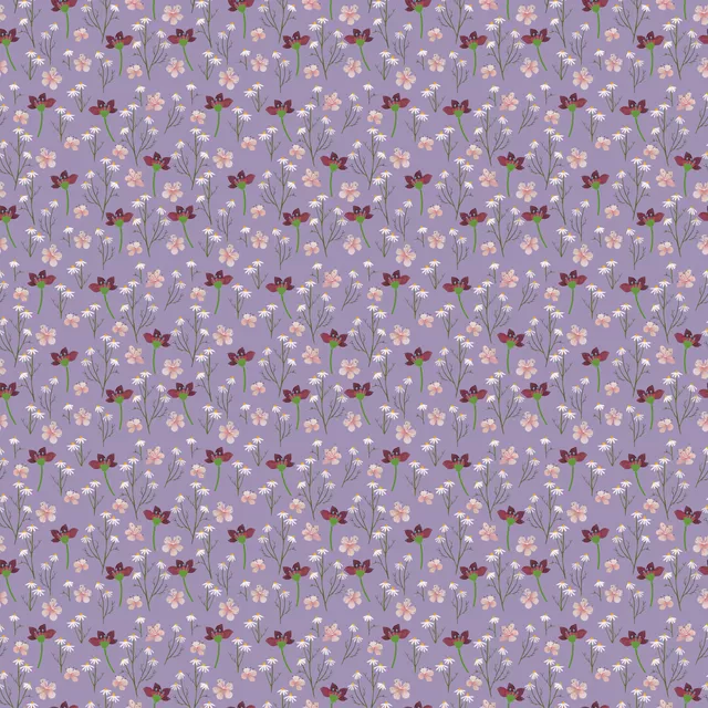 Kissen Muster Frühlingsblumen