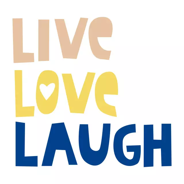 Kissen Live Love Laugh