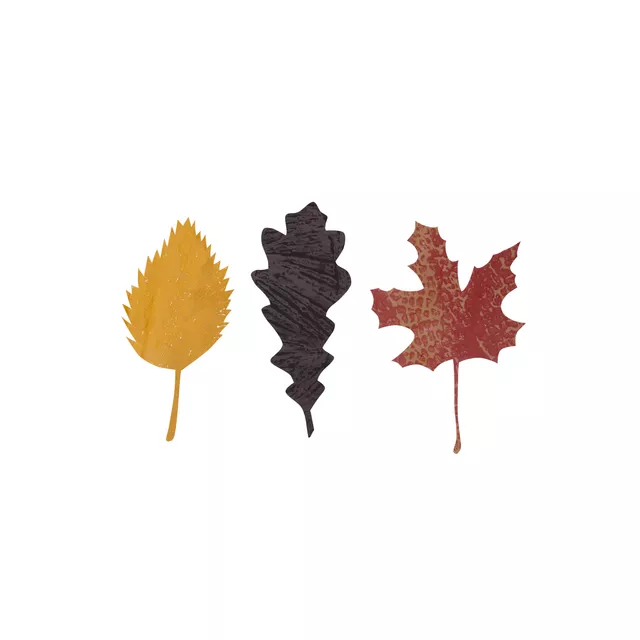 Bodenkissen Herbstblätter