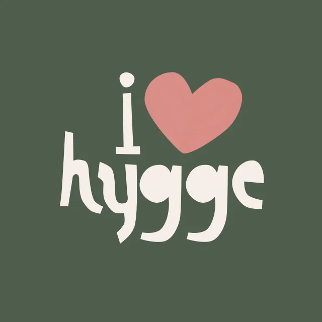 Kissen i love hygge