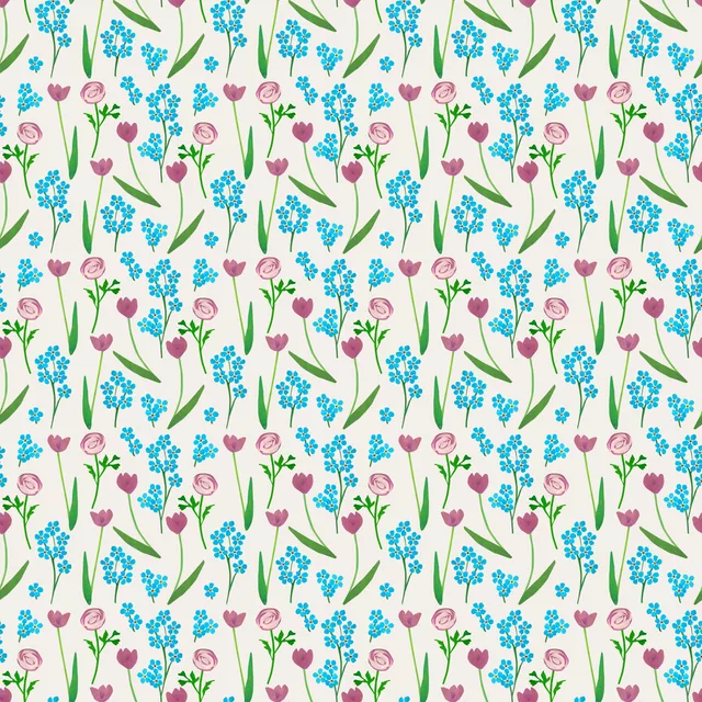 Kissen Muster Blumen