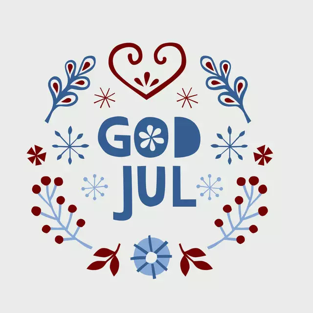 Geschirrtücher God Jul Kranz