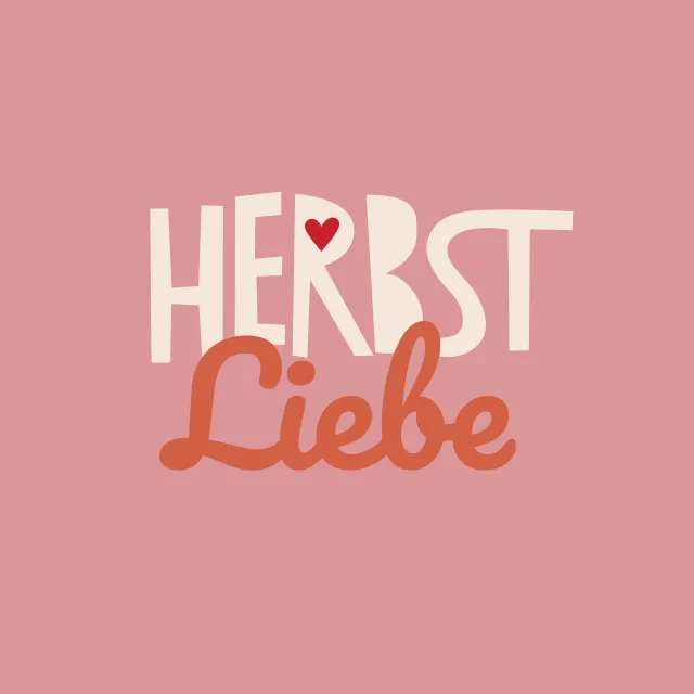 Kissen Herbstliebe rosa