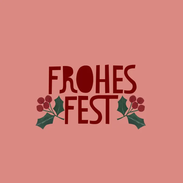 Kissen Frohes Fest