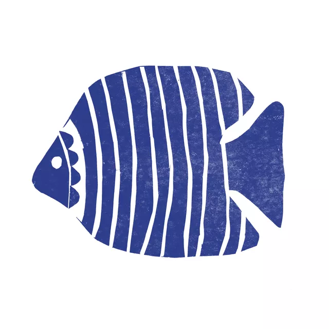 Sitzkissen Gestreifter Fisch
