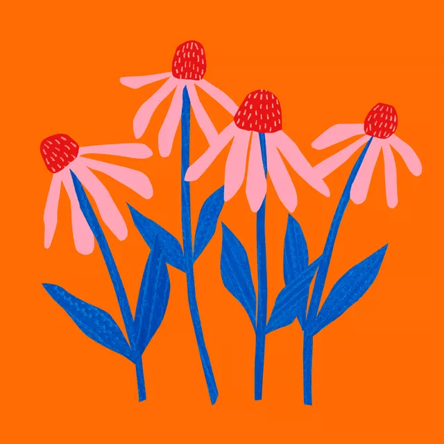 Tischset Sommerblumen