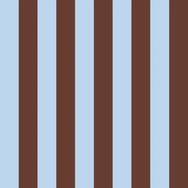 Dekovorhang colors stripes Mahagoni & Eis