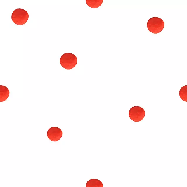 Bettwäsche Little Dots Red Brown